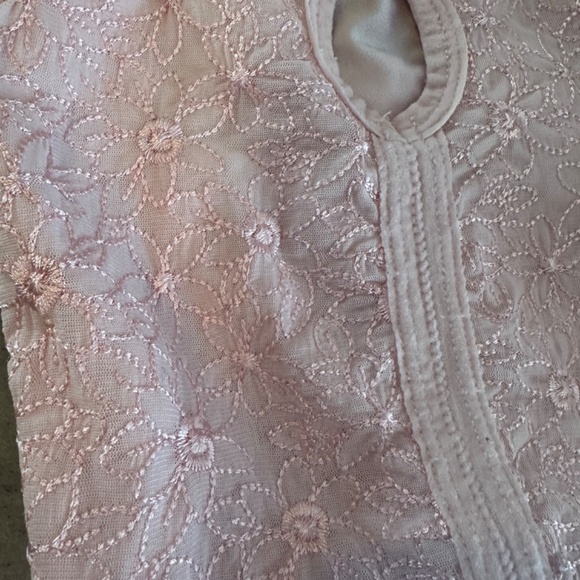 DanzNMotion Embroidered Leotard Dress (2-4t) - Picture 4 of 6